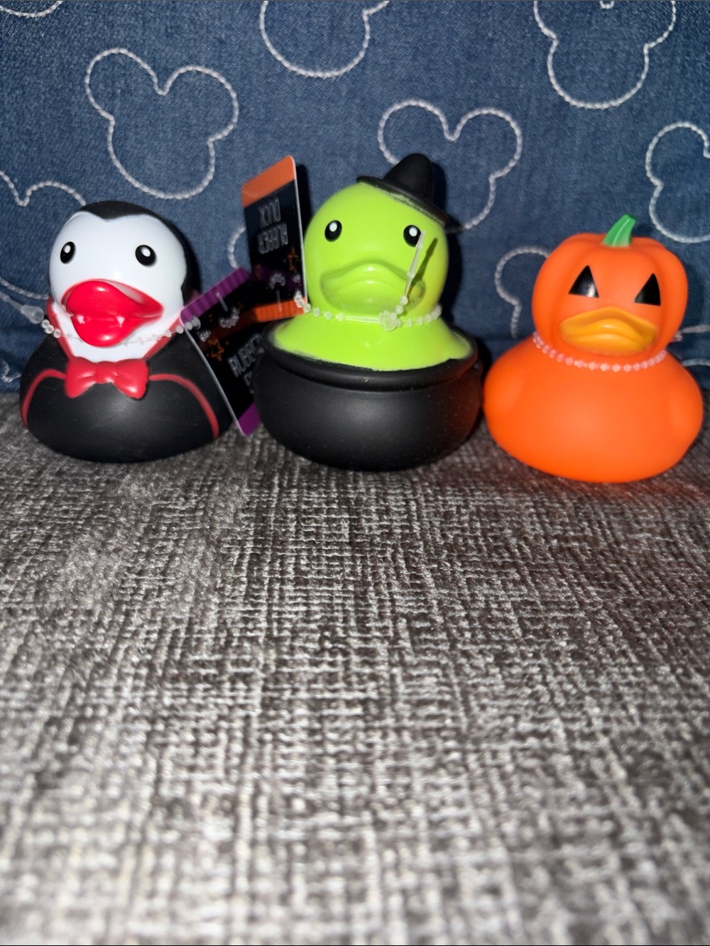 Target Halloween Rubber Duck Trio - Orange, Green, Black